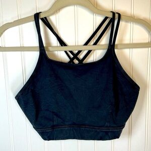 Black Onyx JoyLab Medium Support Athletic Racerback Bra
